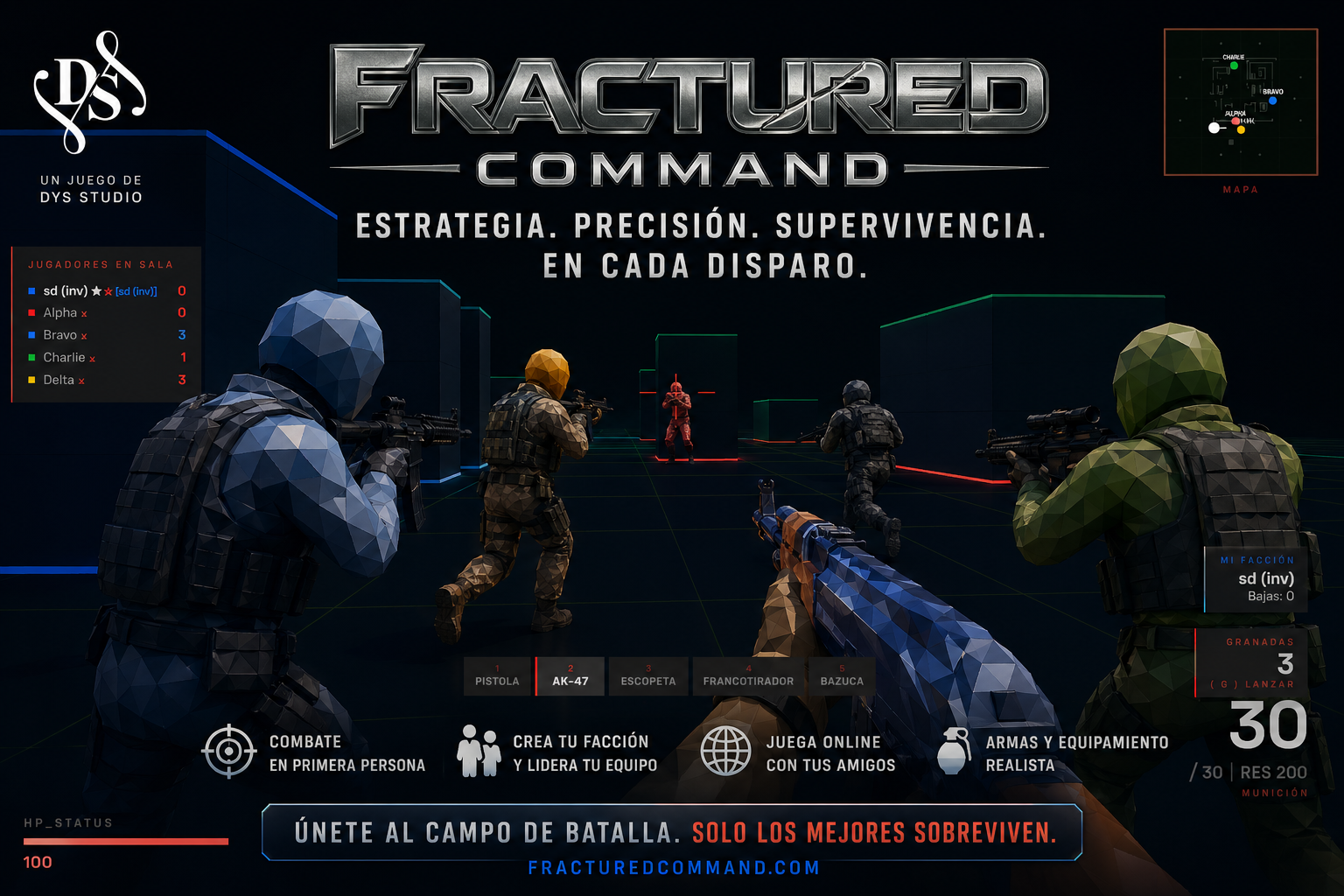 Portada principal de Fractured Command