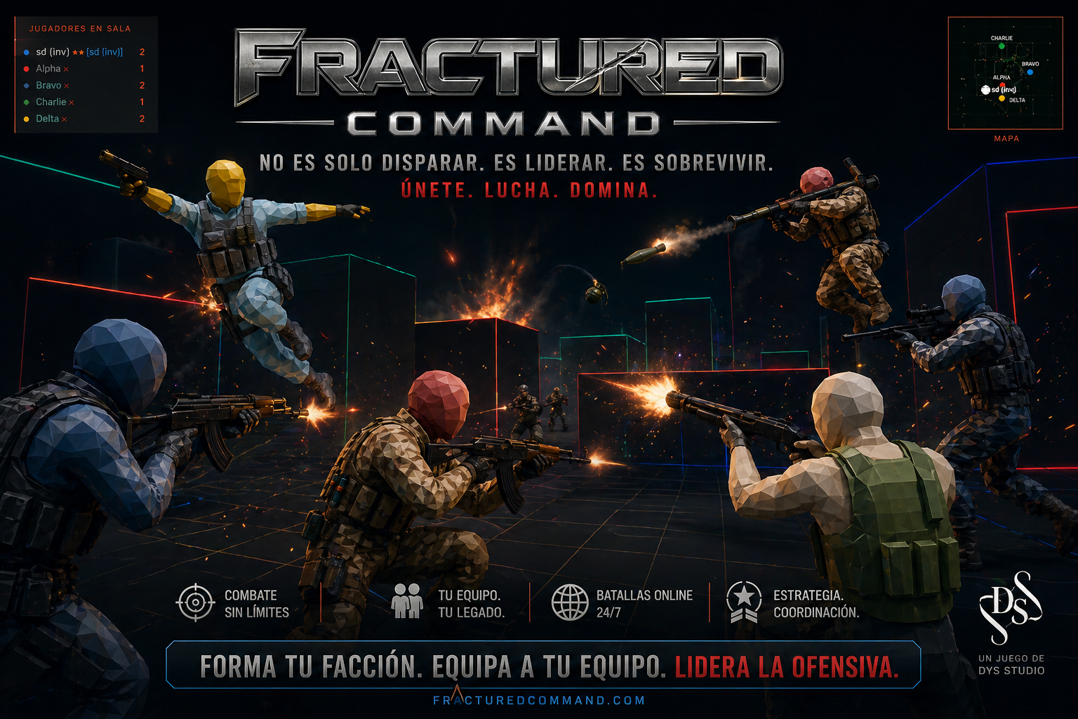 Arte tactico de Fractured Command